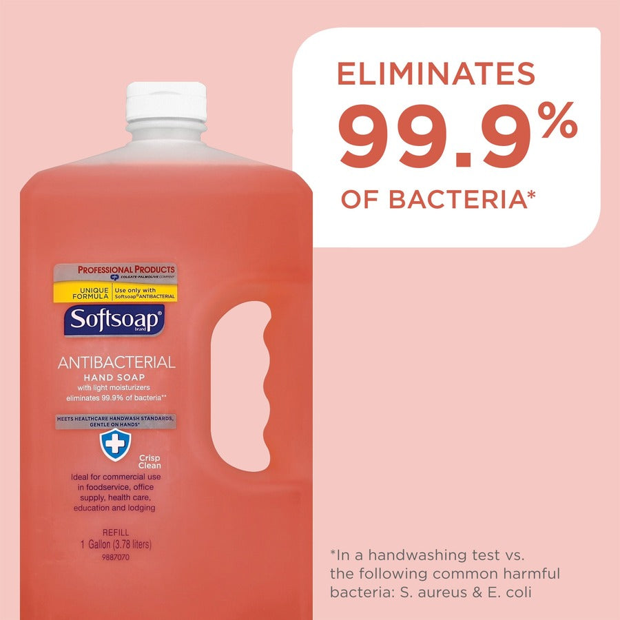 Softsoap Moisturizing Hand Soap Antibacterial refill 3.78L