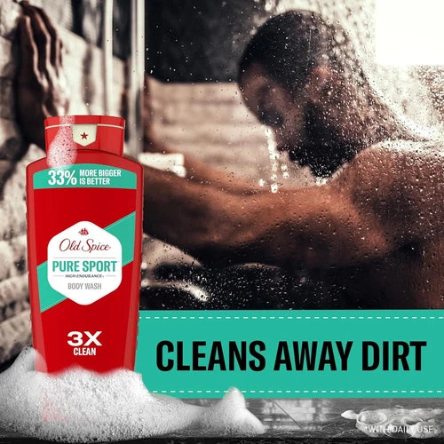 Old Spice Pure Sport Body Wash 3X Clean 709 ml