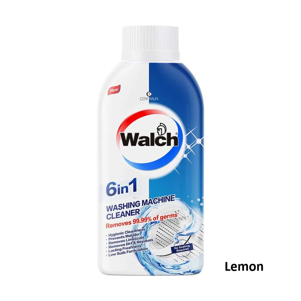 Walch 6 in 1 washing machine cleaner lemon