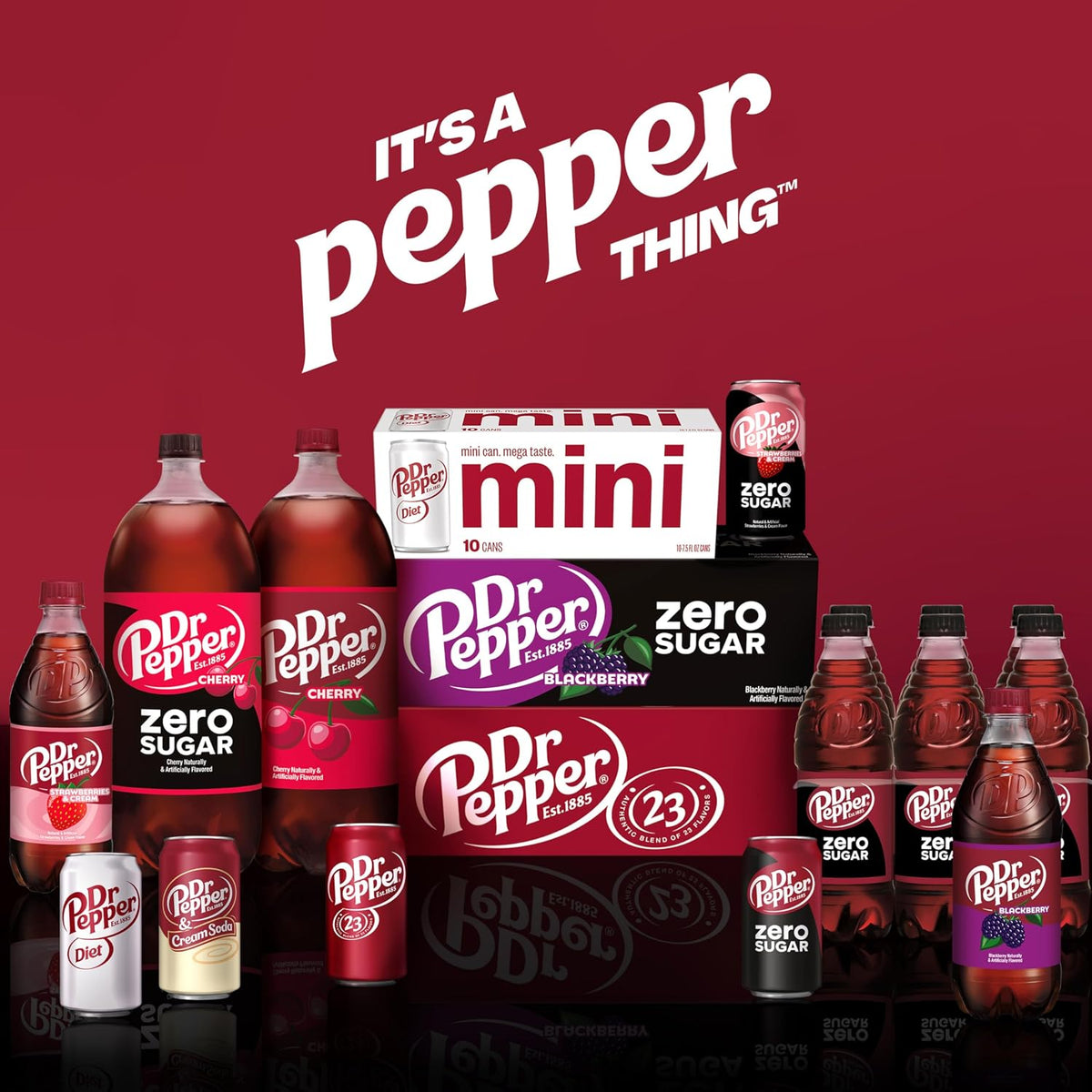 Dr Pepper Blackberry Soda 355ml(12oz)