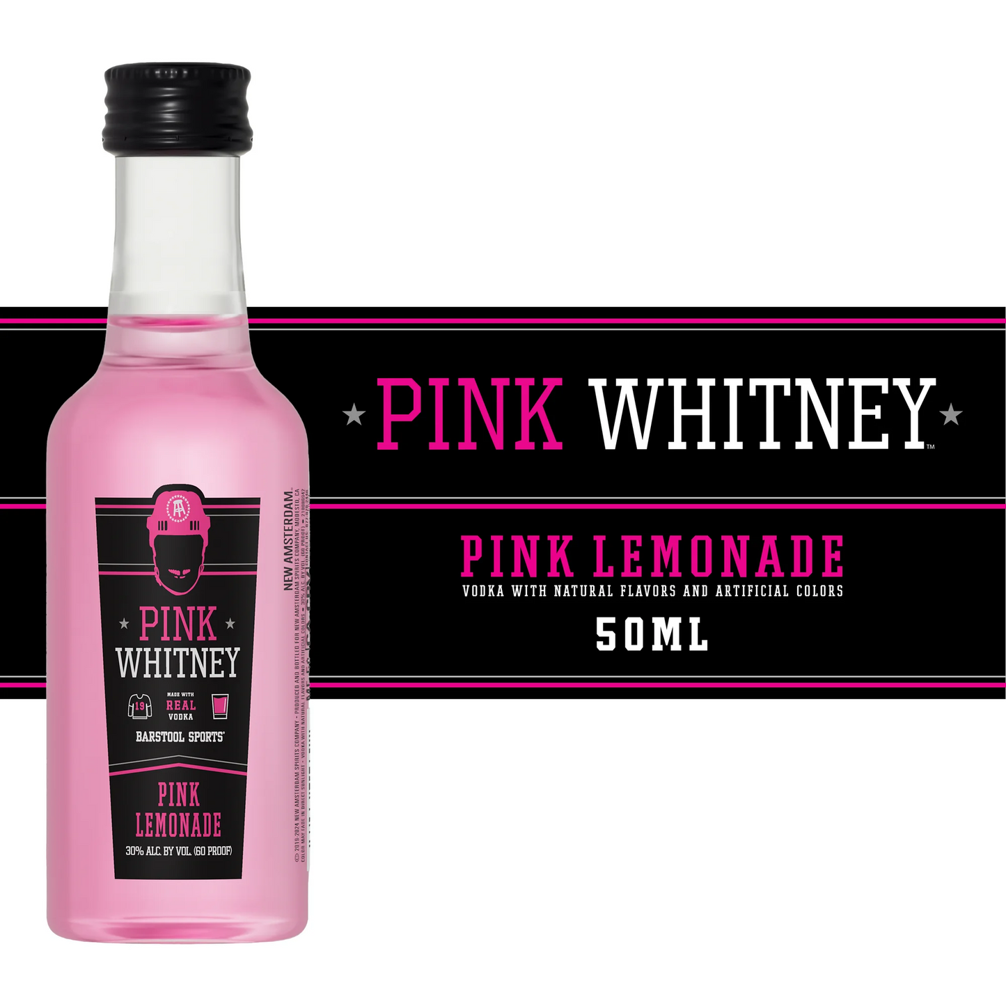 Pink Whitney Lemonade Flavored Vodka – 50 mL
