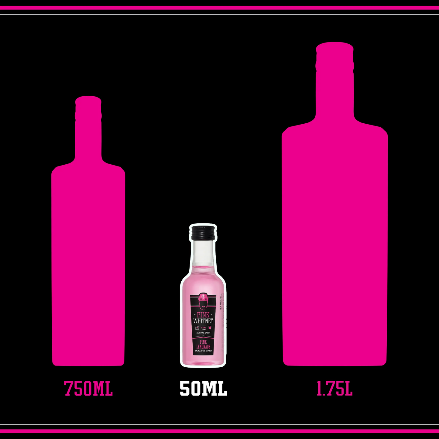 Pink Whitney Lemonade Flavored Vodka – 50 mL