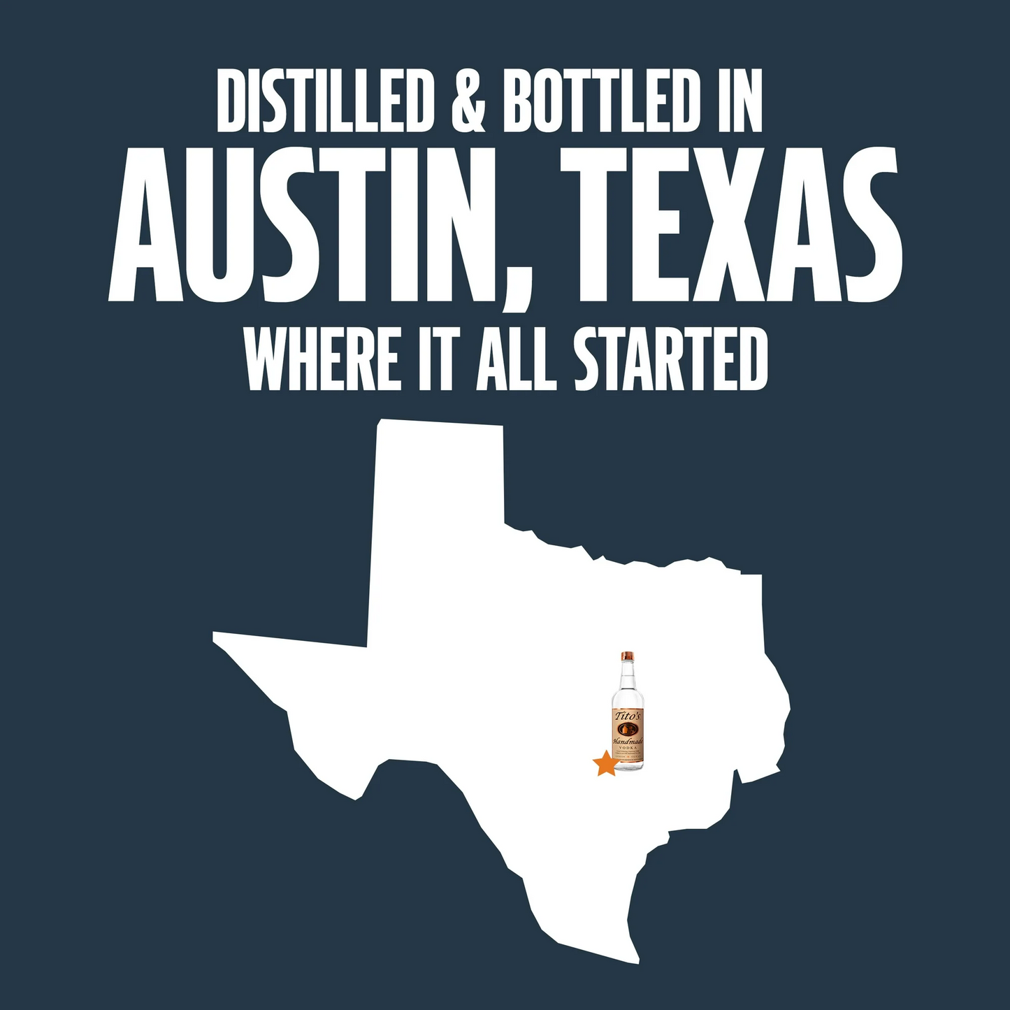 Tito's Handmade Vodka – 50 mL