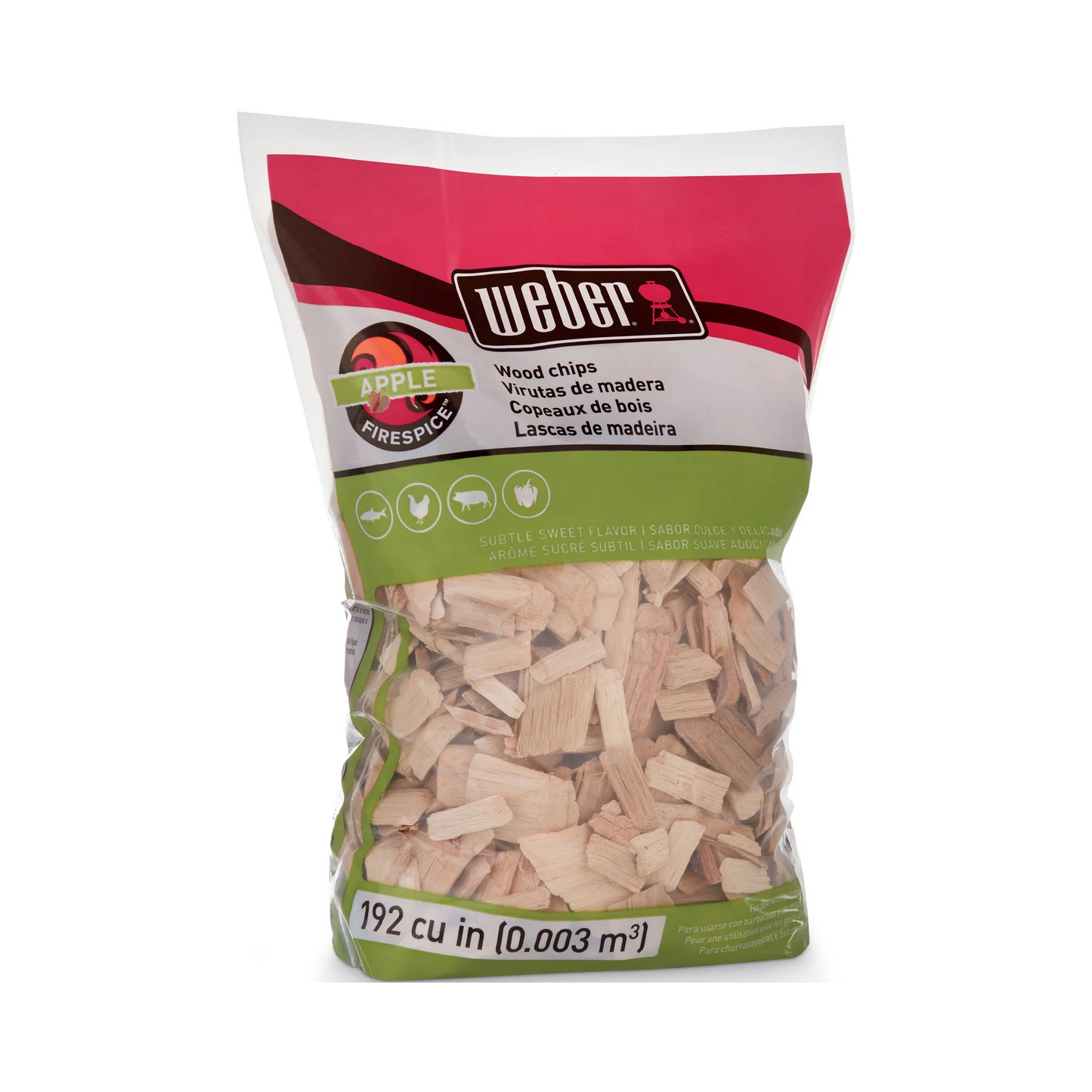Weber Apple Wood Chips - 192 cu.in