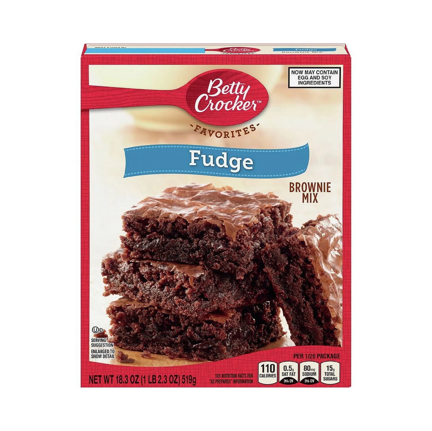 Betty Crocker Fudge Brownie Mix – 519 g