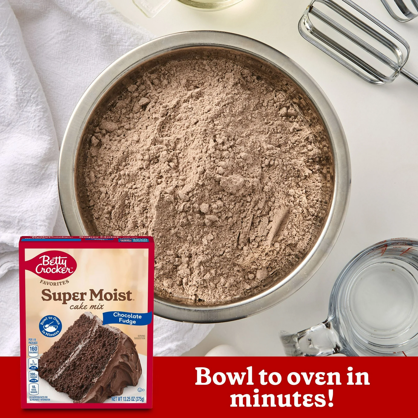Betty Crocker Super Moist Chocolate Fudge Cake Mix – 375 g