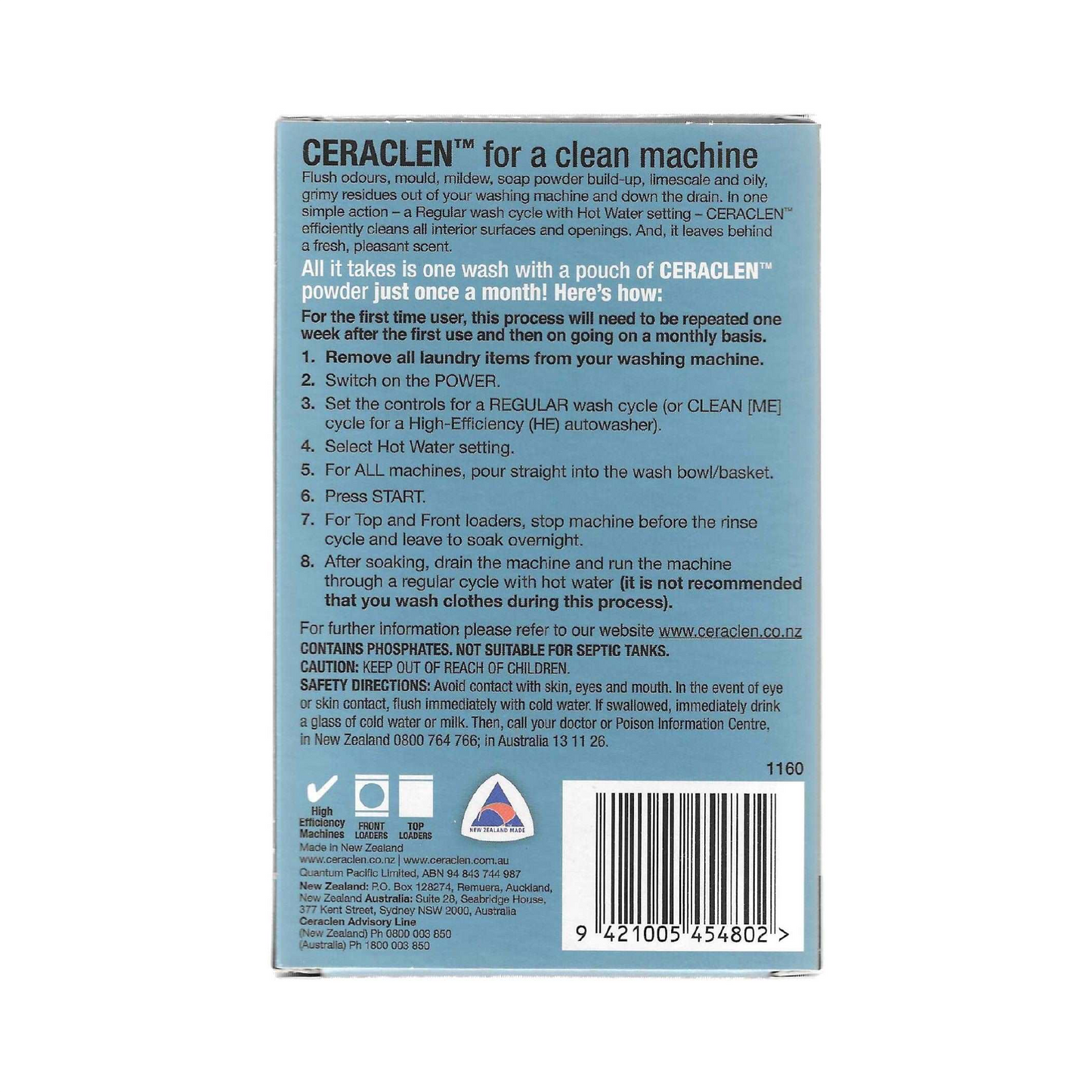Ceraclen - Washing Machine Cleaner - 150 g