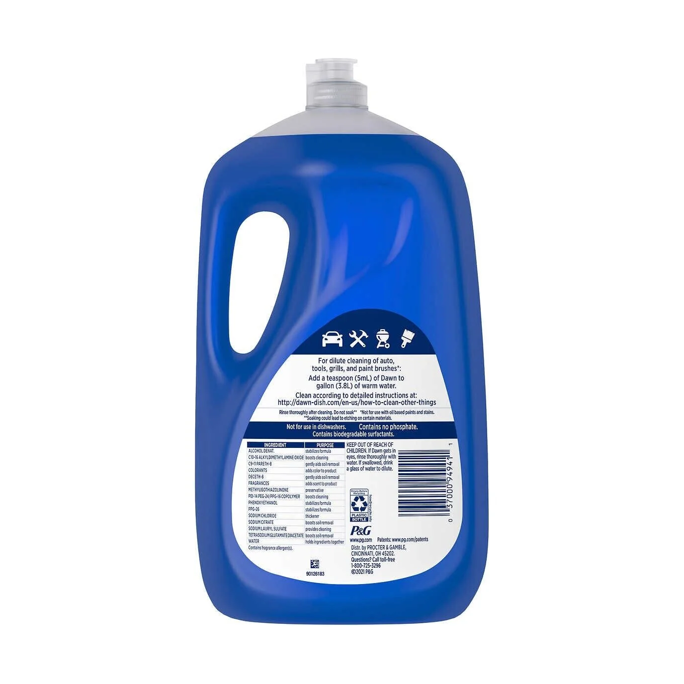 Dawn Ultra Platinum Advanced Power Dishwashing Liquid, Fresh Scent – 2.66 L