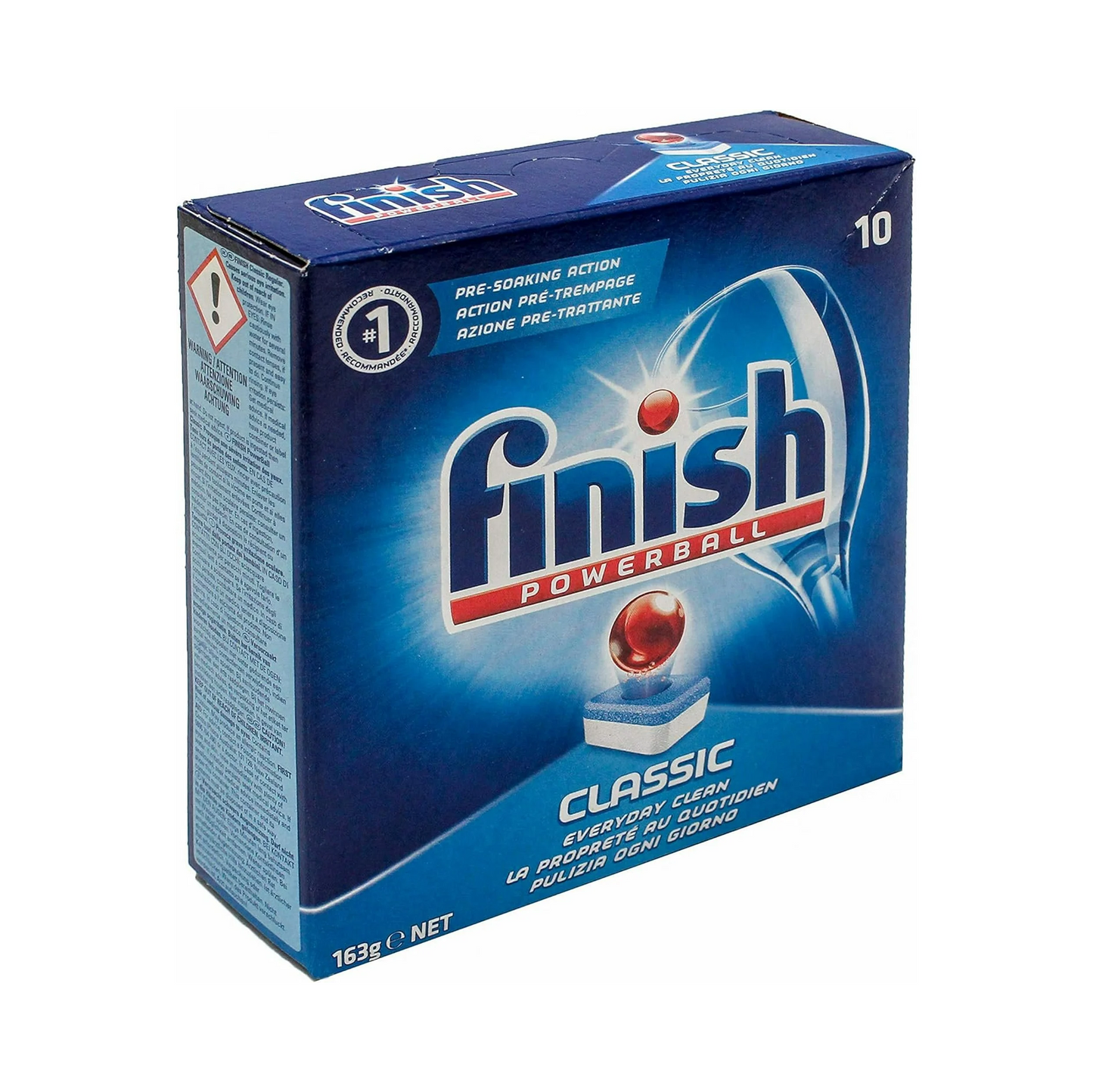 Finish Classic Powerball Dishwasher Detergent Tablets – 10 ct