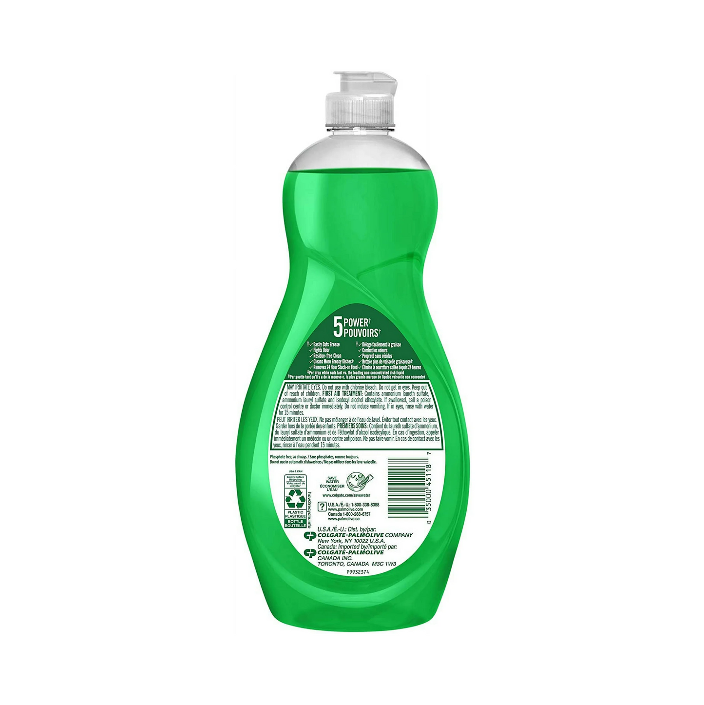 Palmolive Ultra Strength Liquid Dish Soap, Original Scent – 591 mL