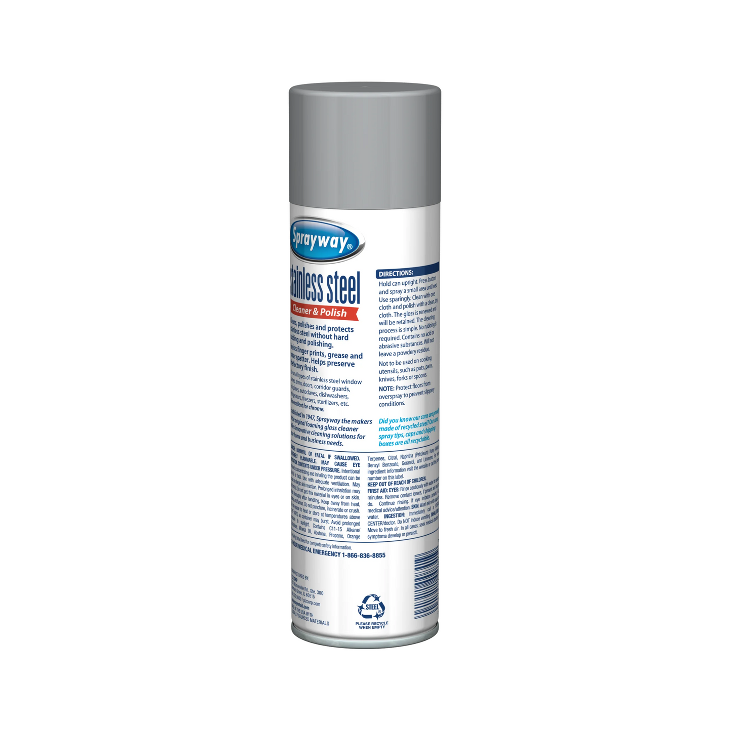 Sprayway Stainless Steel Cleaner & Polish – 425 g