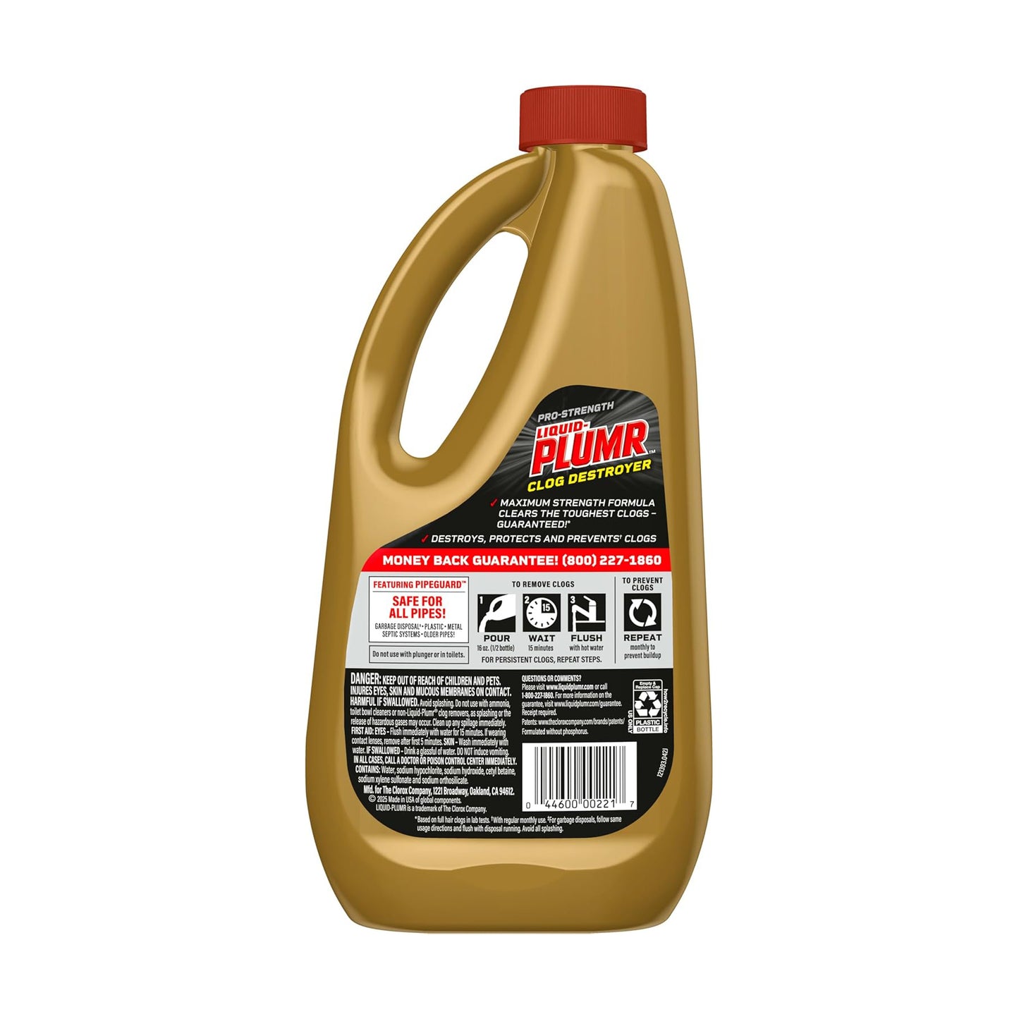 Clorox Pro-Strength Liquid Plumr Full Clog Destroy – 946 mL