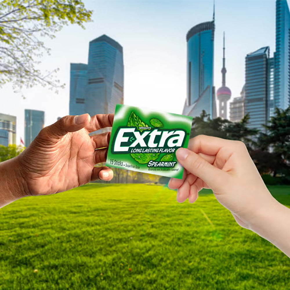 Extra Sugar Free Gum Spearmint - 15s