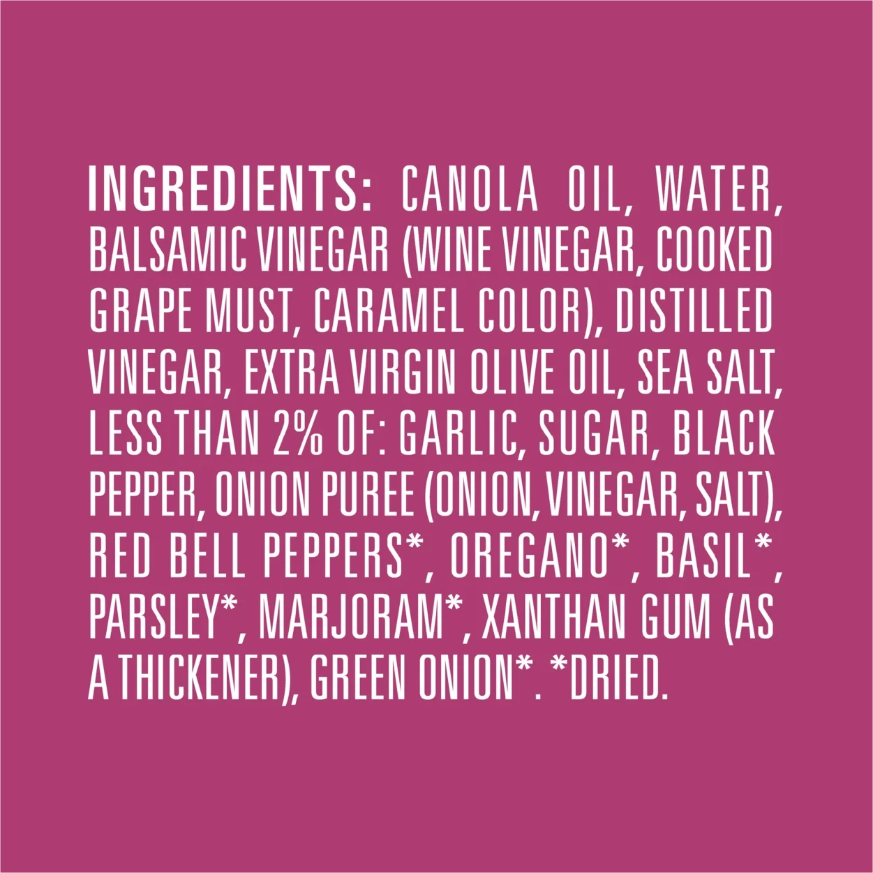 Newman's Own Balsamic Vinaigrette Salad Dressing – 473 mL