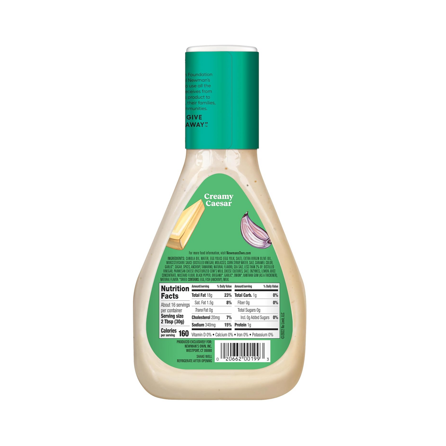 Newman's Own Creamy Caesar Salad Dressing – 473 mL