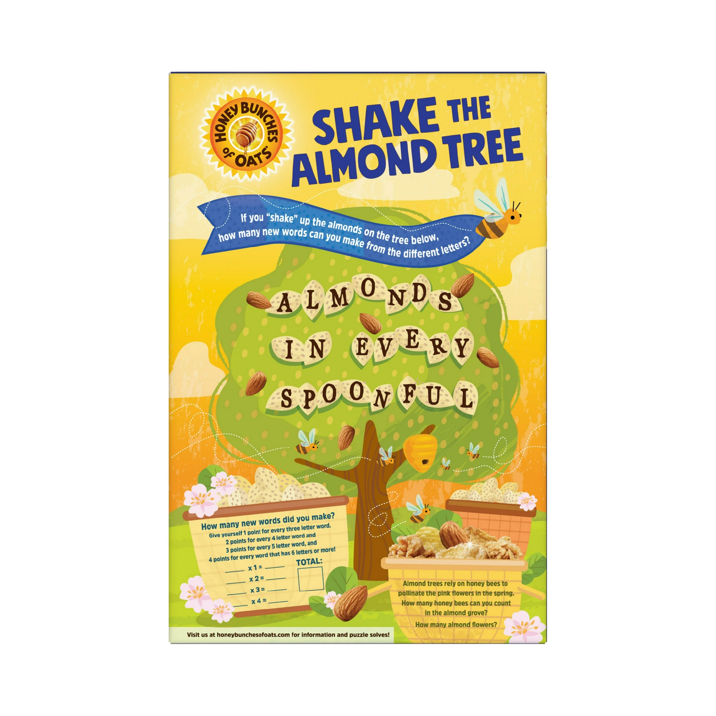 Post Honey Bunches of Oats with Almonds Breakfast Cereal – 340 g