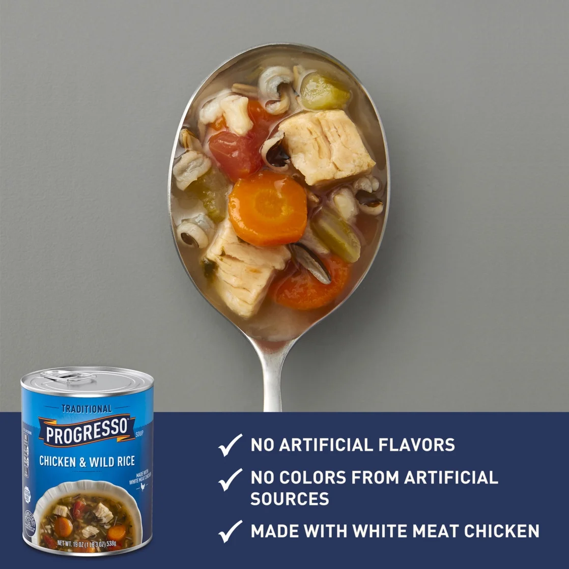 Progresso Traditional Chicken & Wild Rice Soup – 538 g