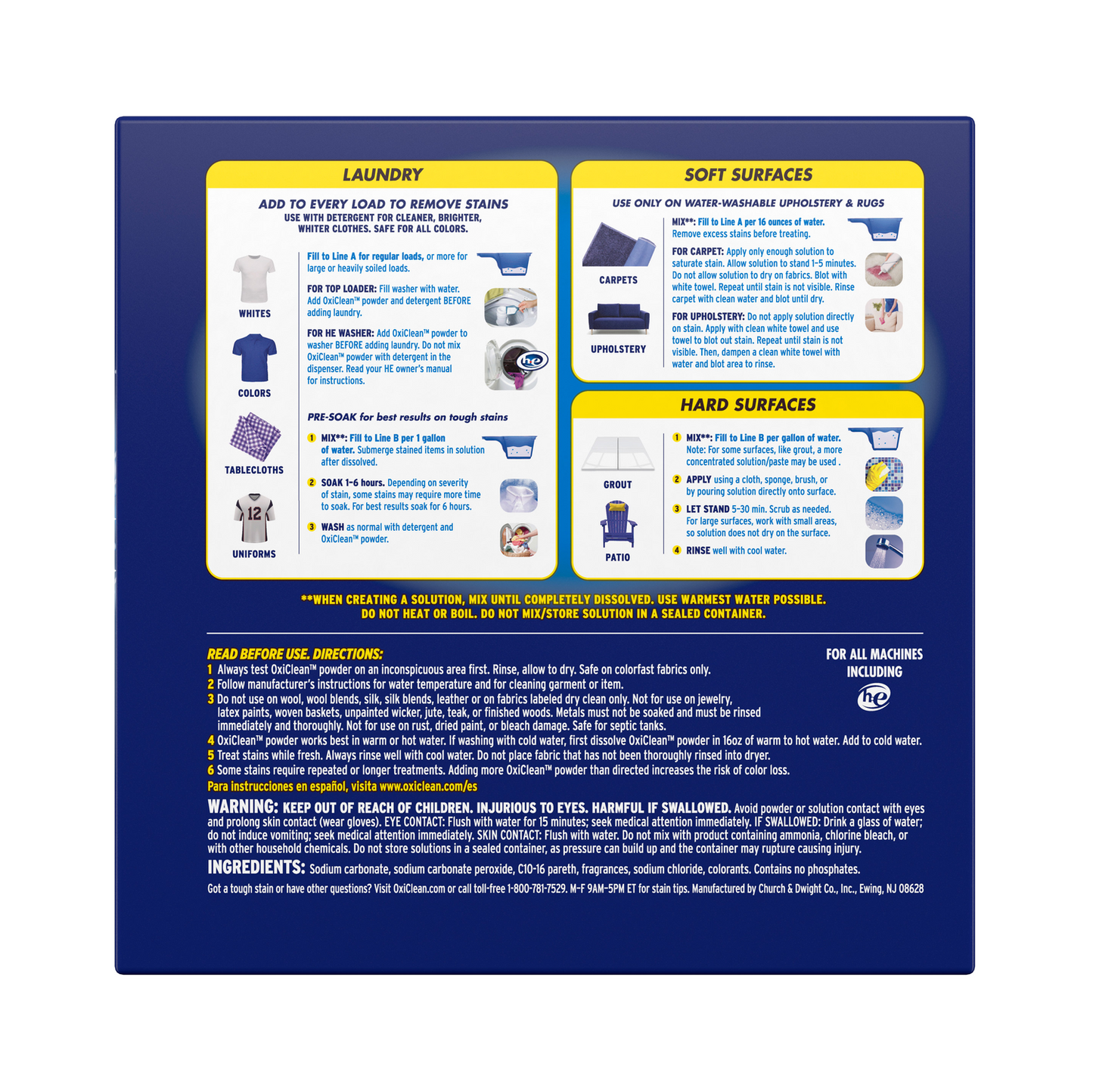 OxiClean Max Efficiency Versatile Stain Remover Powder – 4.21 kg