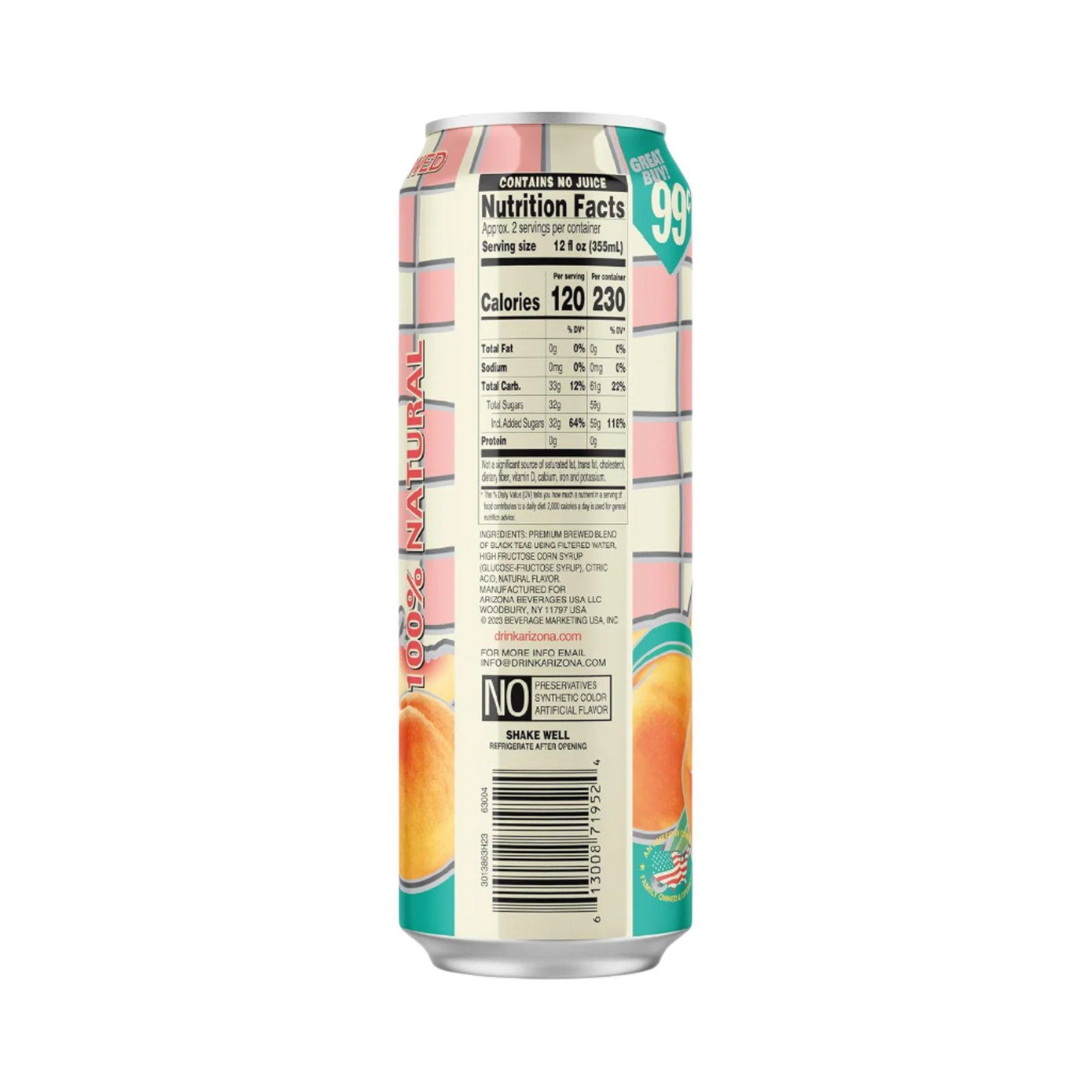 AriZona Peach Tea – 650 mL
