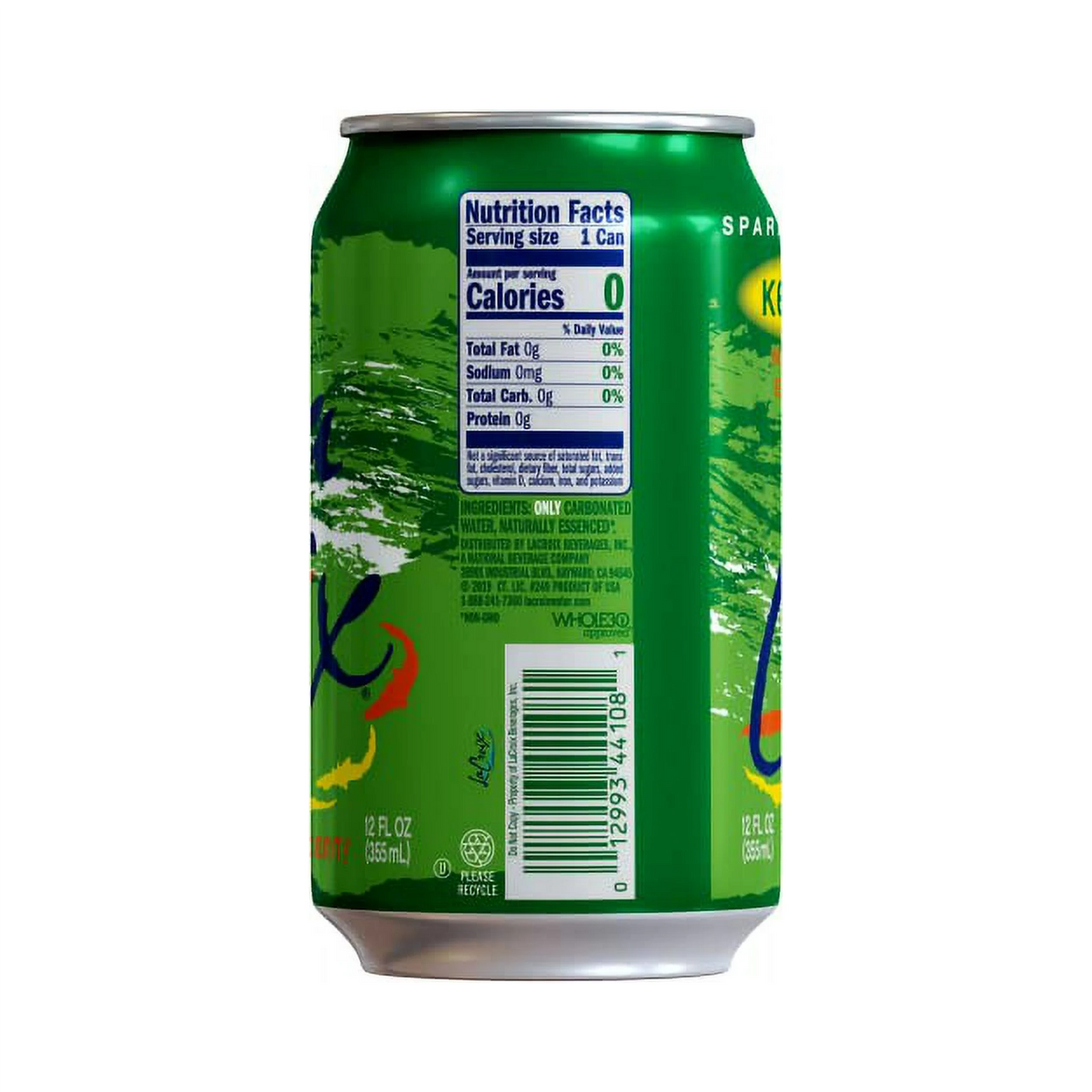 LaCroix Key Lime Flavored Sparkling Water – 355 mL, 12 ct