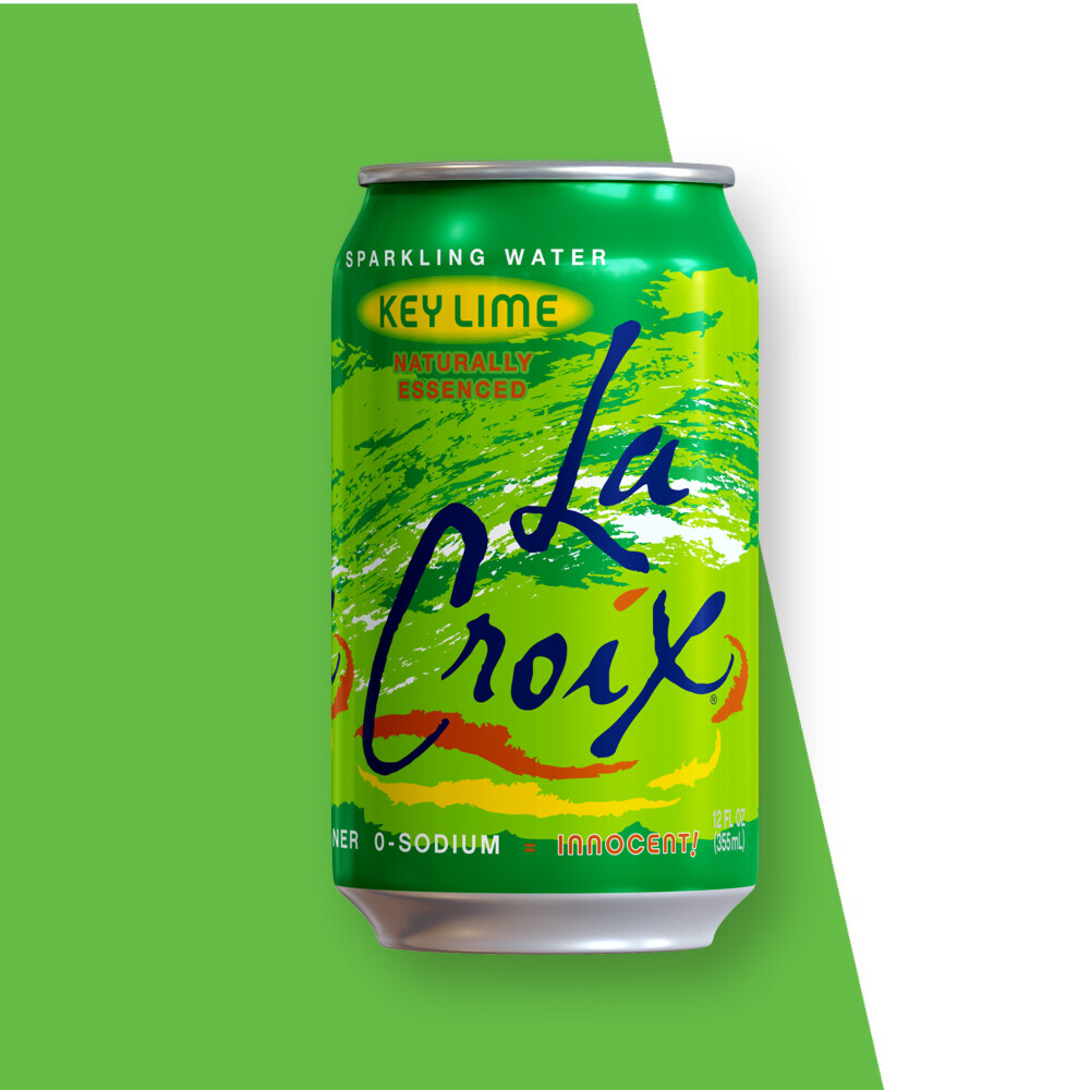 LaCroix Key Lime Flavored Sparkling Water – 355 mL, 12 ct
