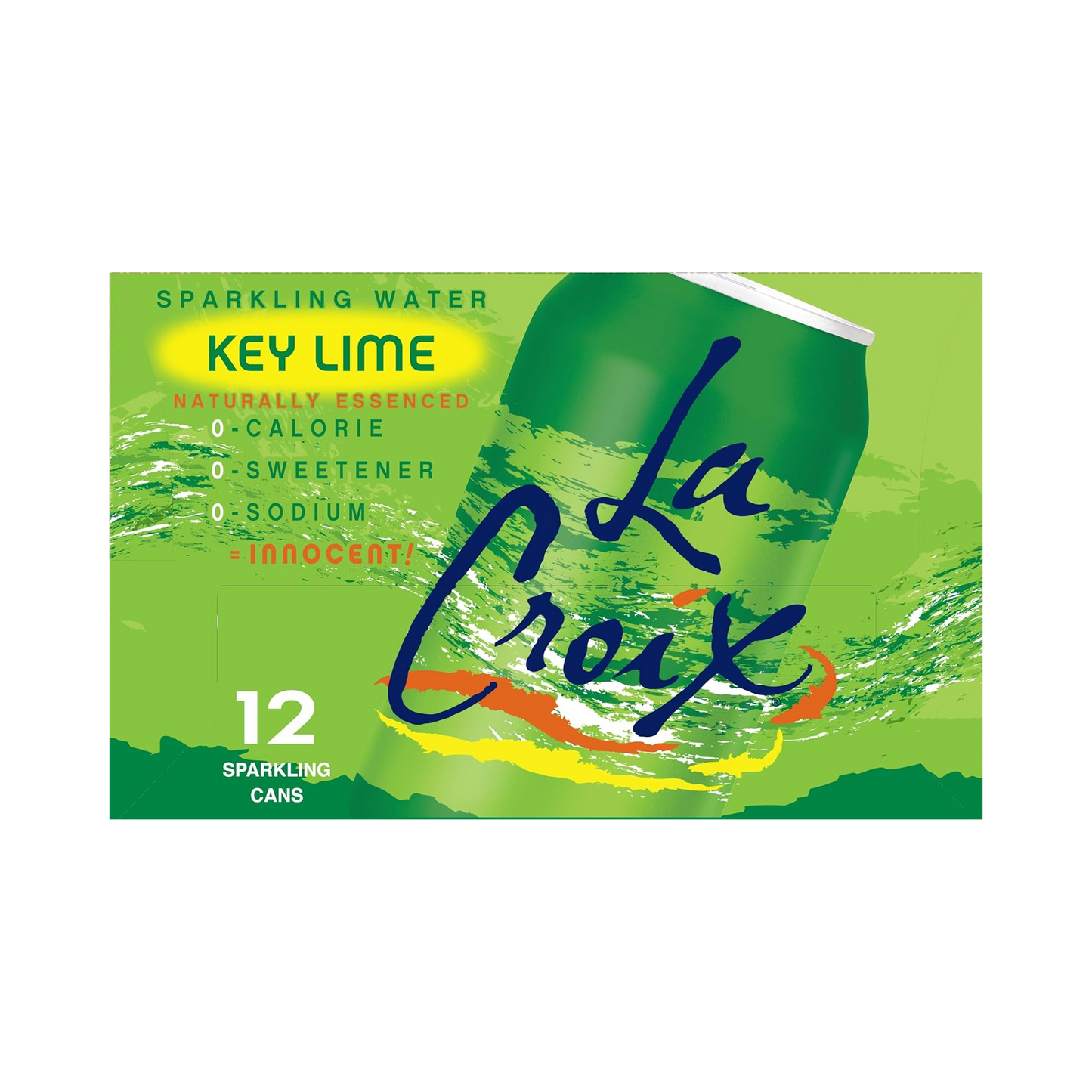 LaCroix Key Lime Flavored Sparkling Water – 355 mL, 12 ct