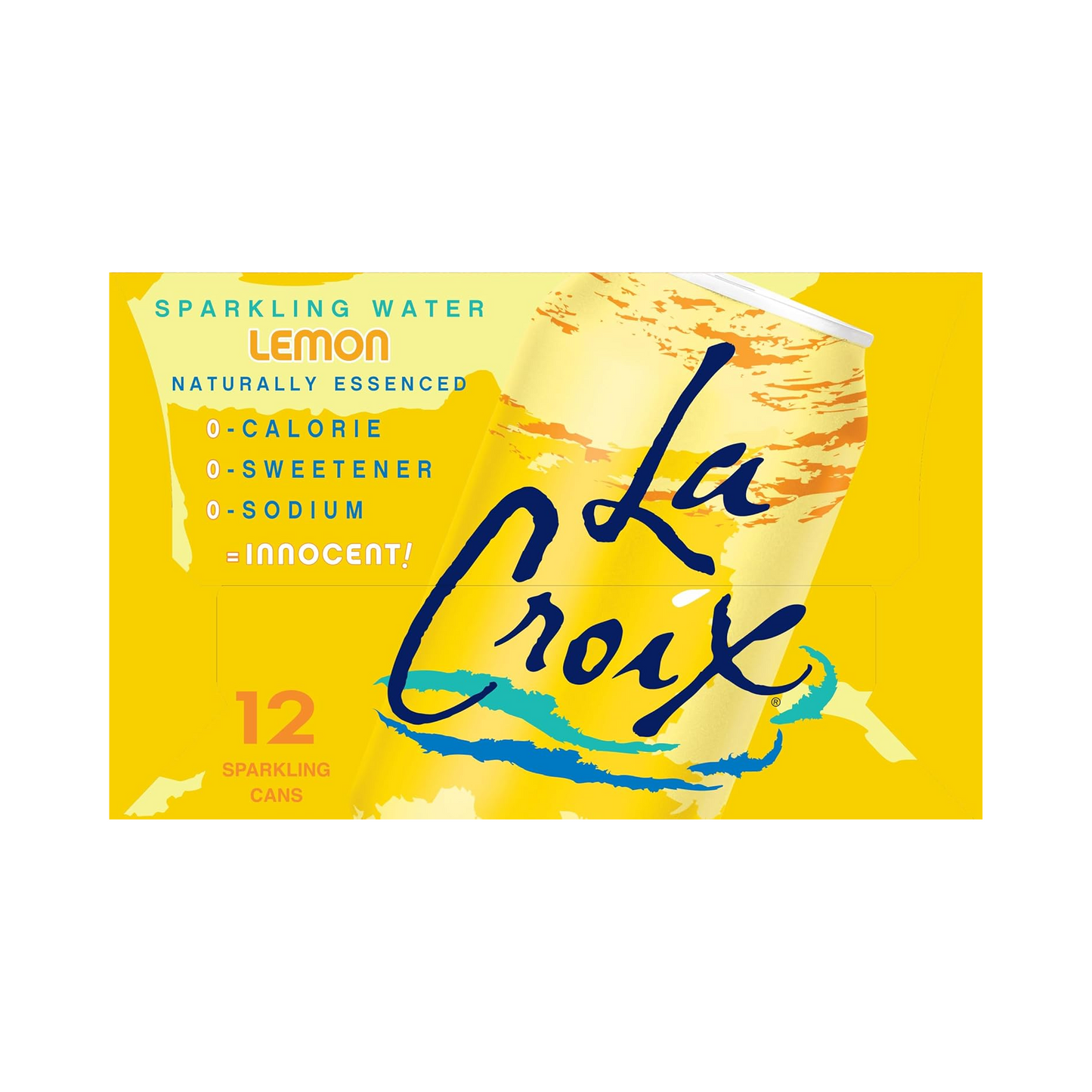 LaCroix Lemon Flavored Sparkling Water – 355 mL, 12 ct