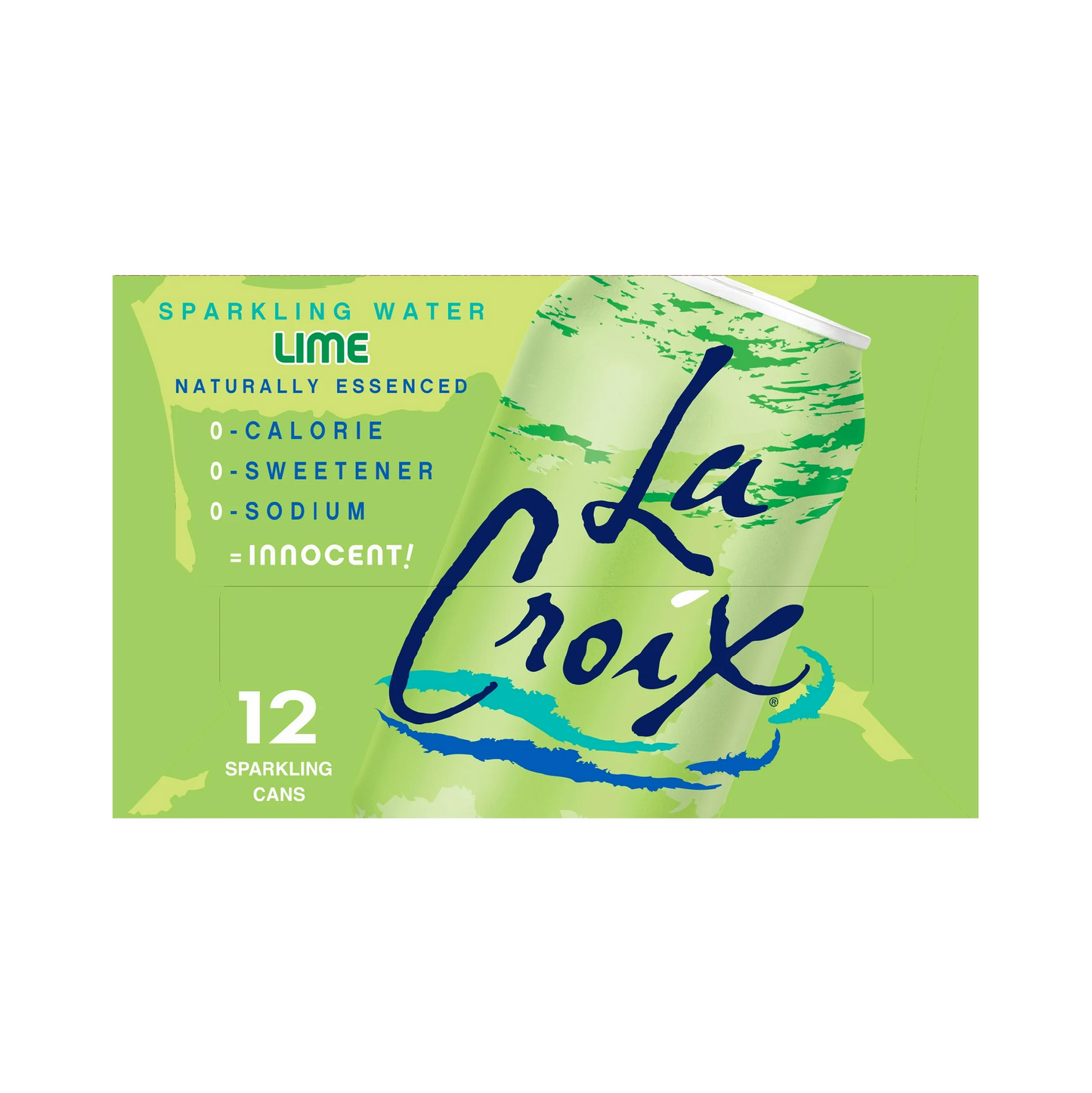 LaCroix Lime Flavored Sparkling Water – 355 mL, 12 ct