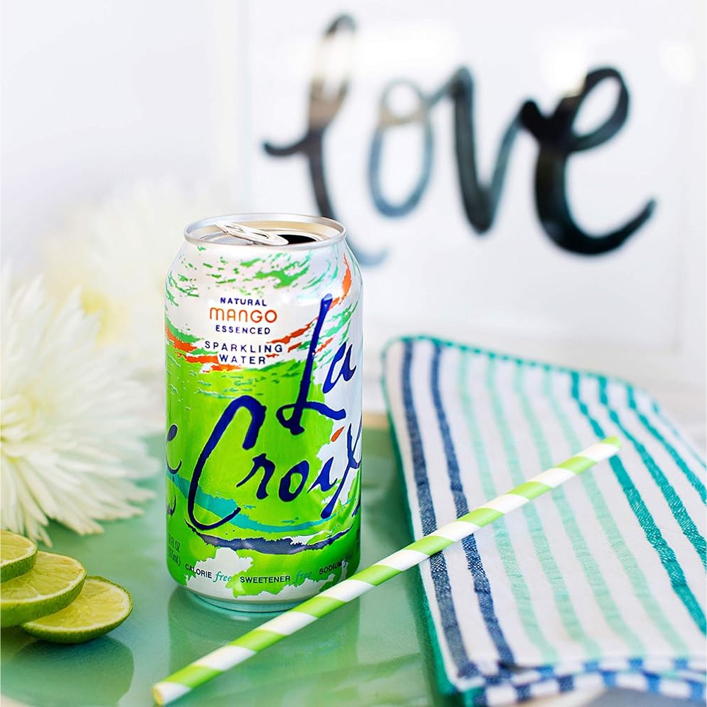 LaCroix Mango Flavored Sparkling Water – 355 mL