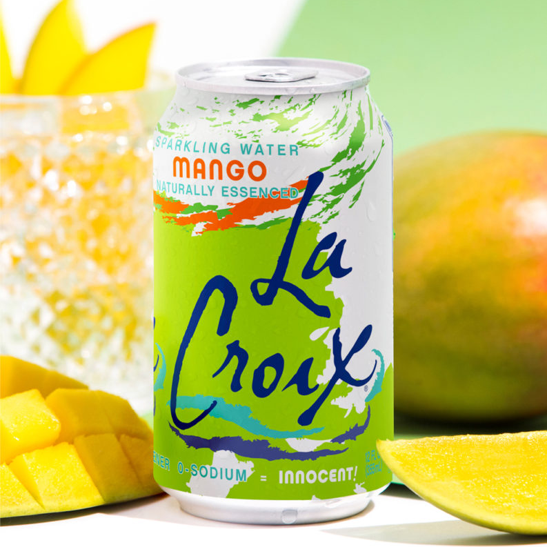 LaCroix Mango Flavored Sparkling Water – 355 mL