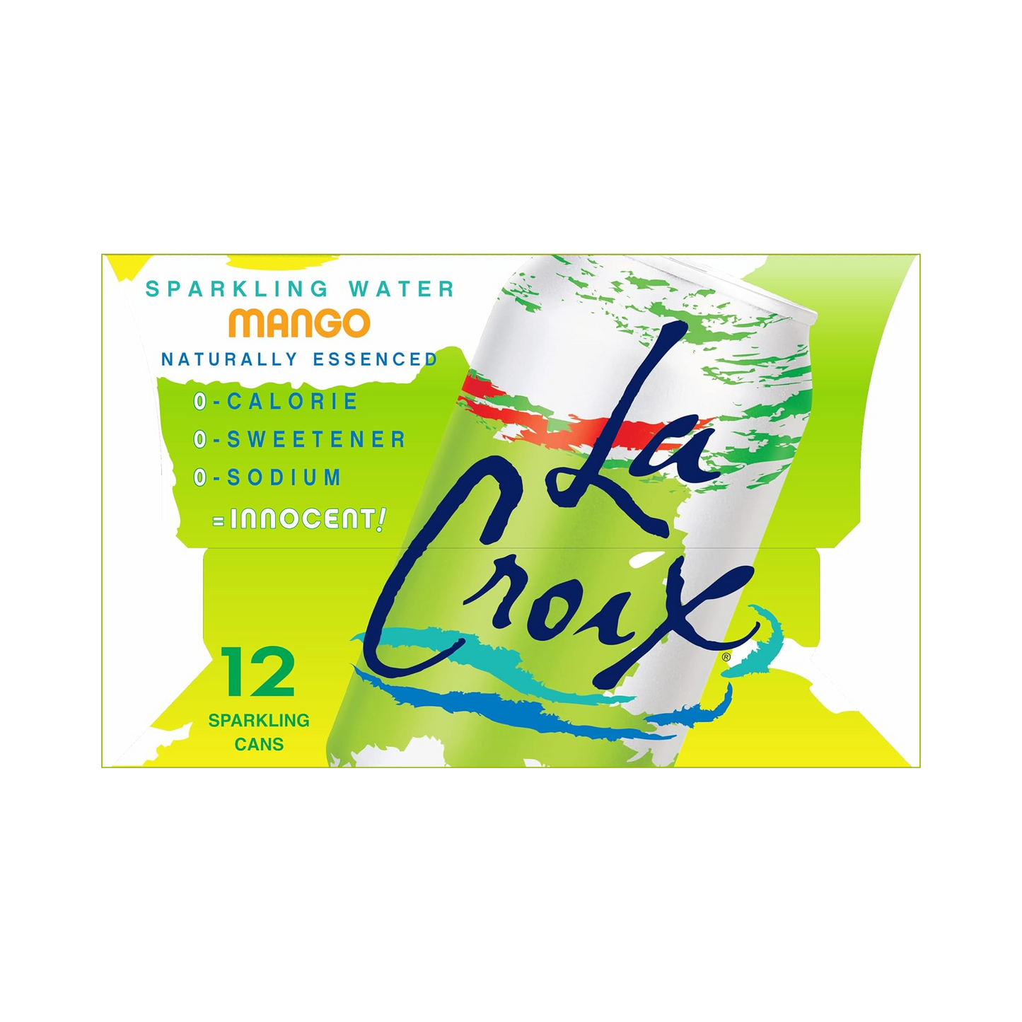 LaCroix Mango Flavored Sparkling Water – 355 mL, 12 ct