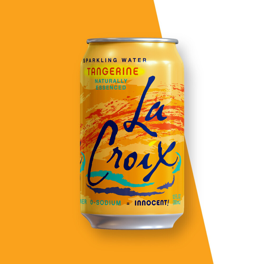 LaCroix Tangerine Flavored Sparkling Water – 355 mL