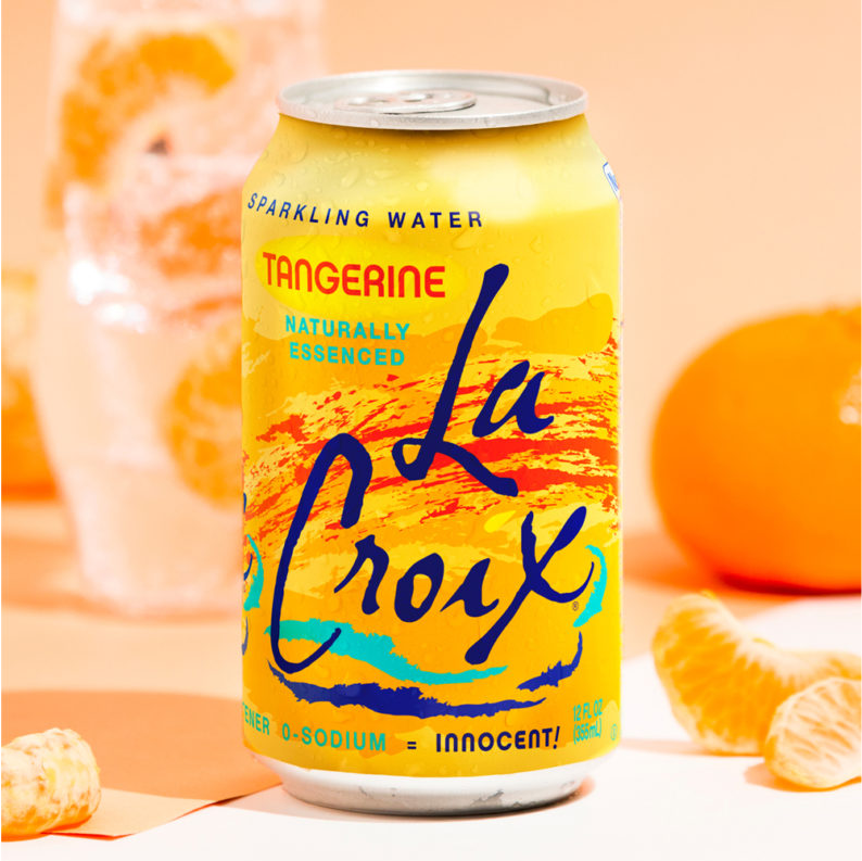 LaCroix Tangerine Flavored Sparkling Water – 355 mL