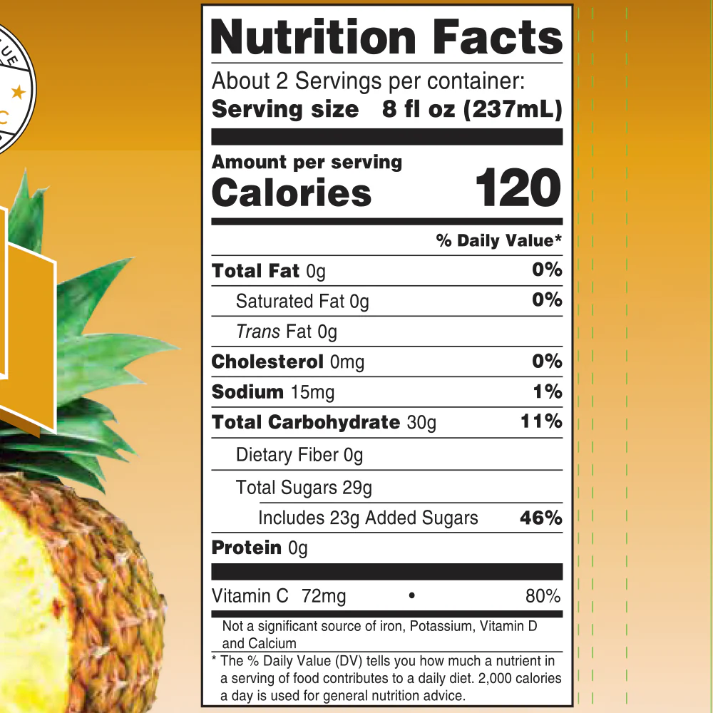 Langers Pineapple Juice – 449 mL