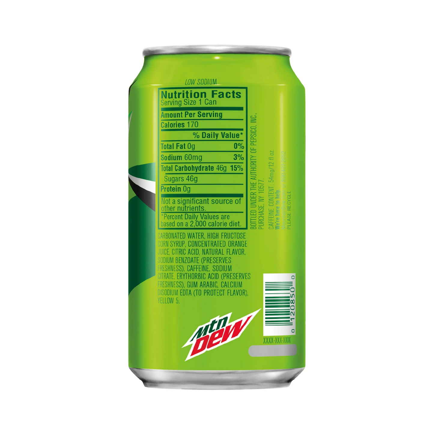 Mountain Dew Original Soda – 355 mL