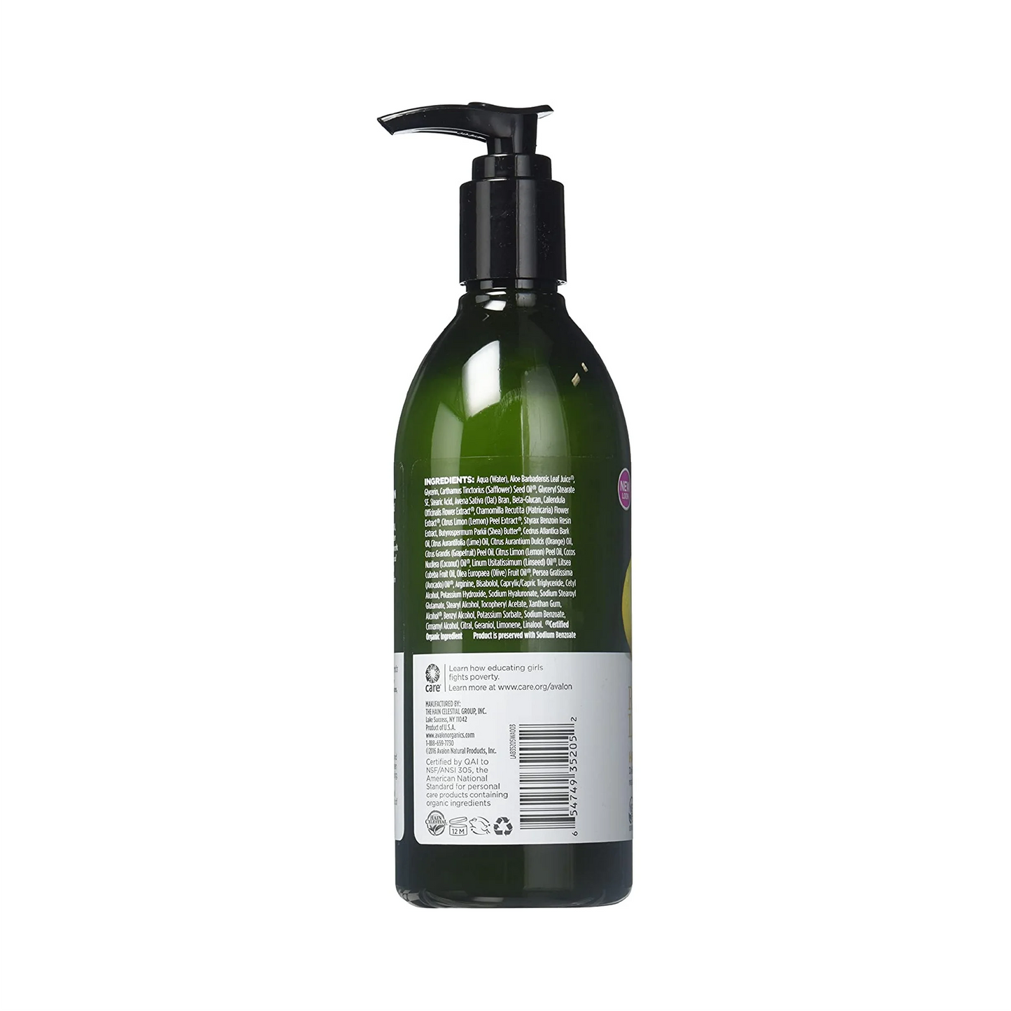 Avalon Organics Hand and Body Lotion Refreshing Lemon - 340 g
