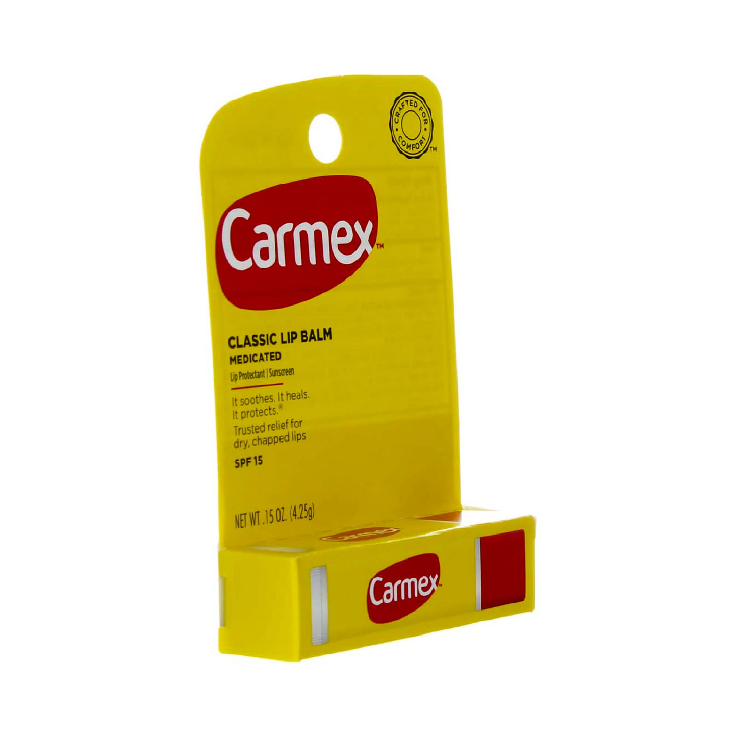 Carmex Classic Medicated Lip Balm Stick – SPF15, 4.25 g