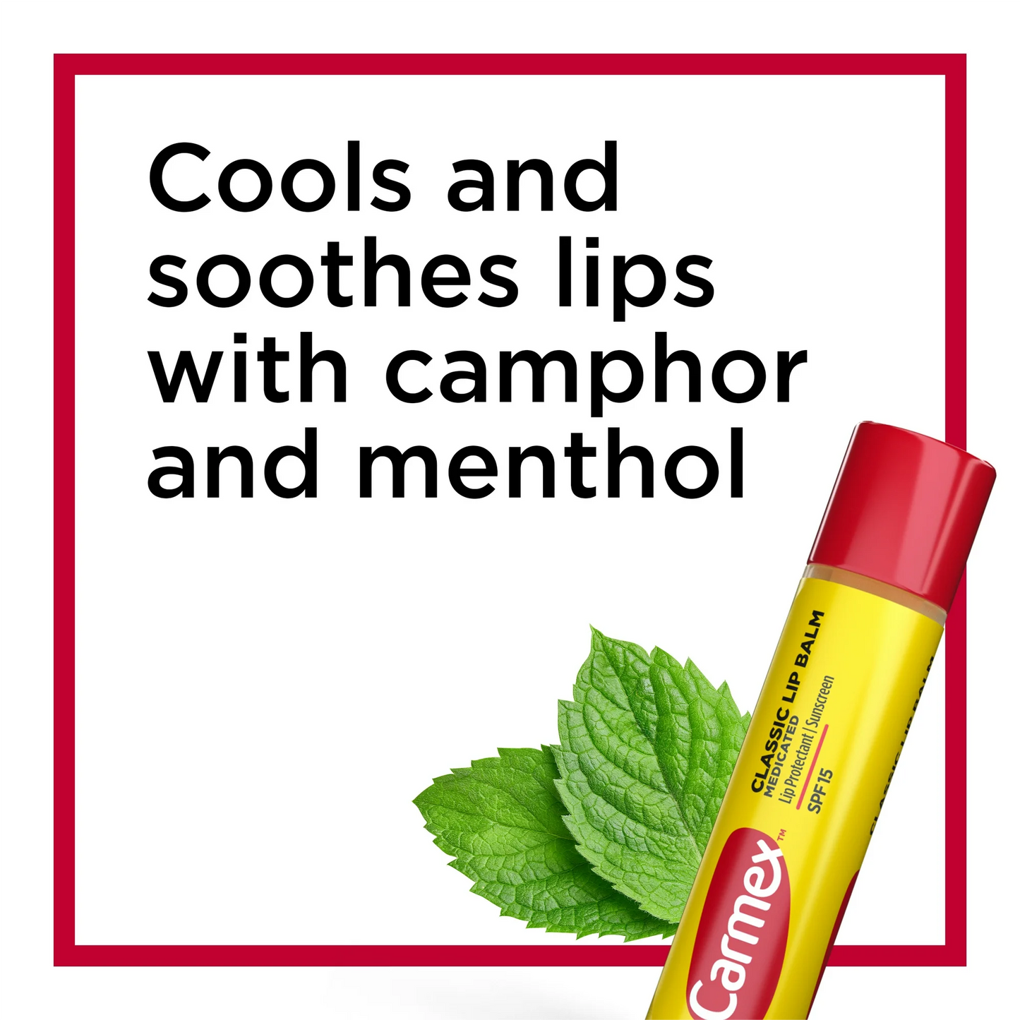 Carmex Classic Medicated Lip Balm Stick – SPF15, 4.25 g