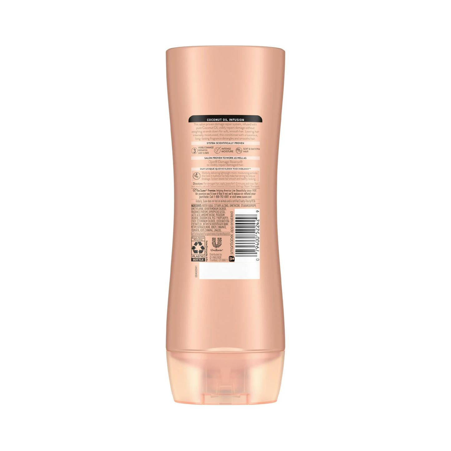 Suave Damage Repair Conditioner, Coconut Oil Infusion - 373 mL