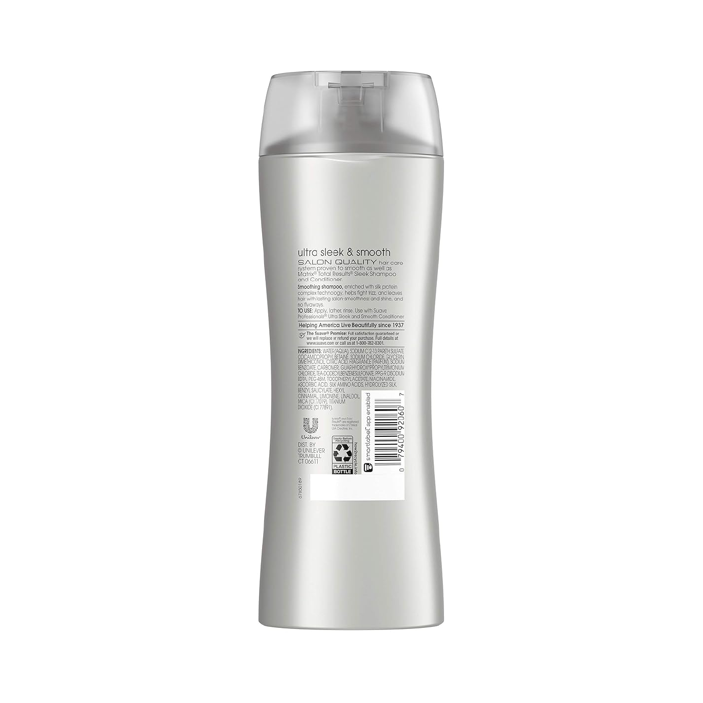 Suave Professionals Frizz Control Shampoo, Ultra Sleek & Smooth - 373 mL