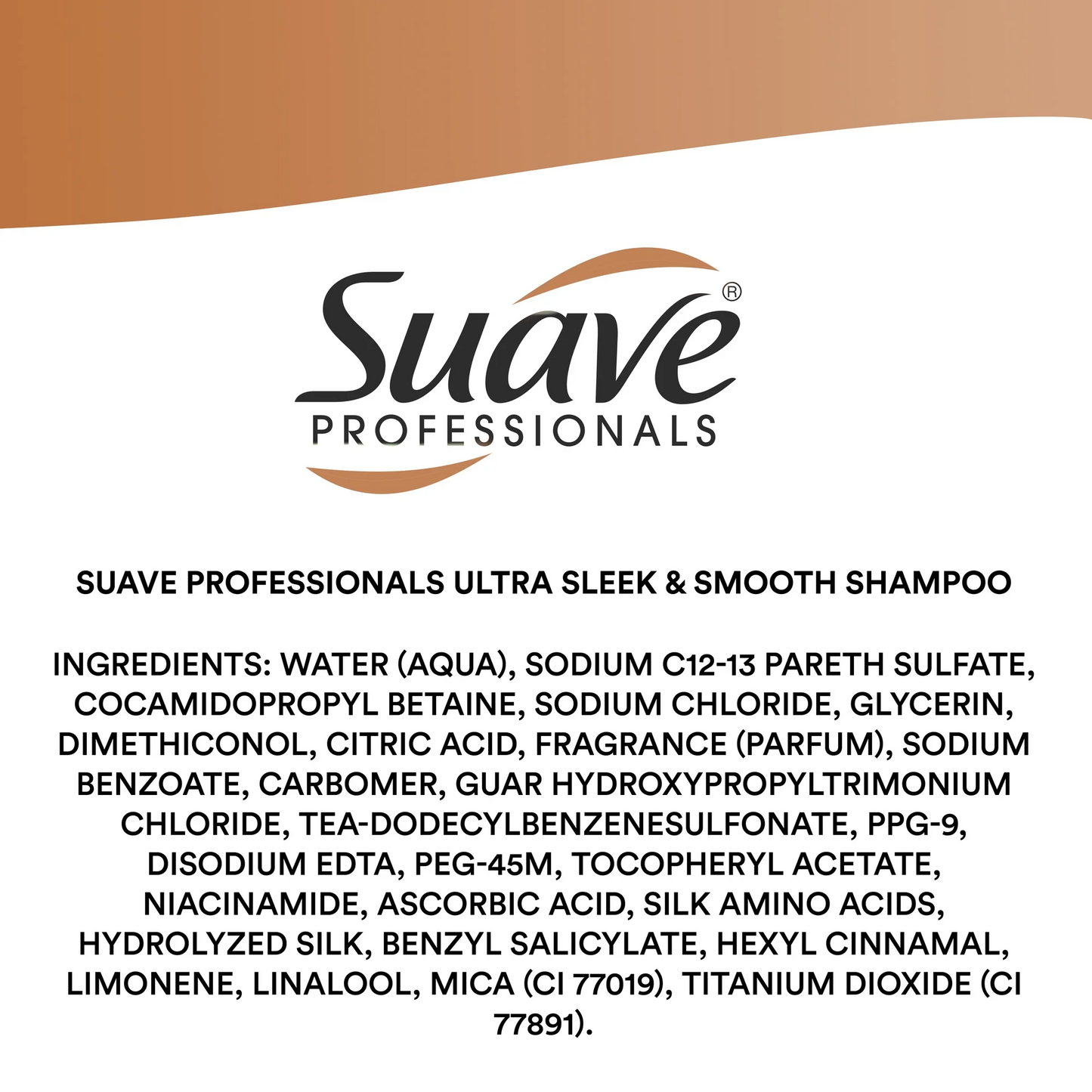 Suave Professionals Frizz Control Shampoo, Ultra Sleek & Smooth - 373 mL
