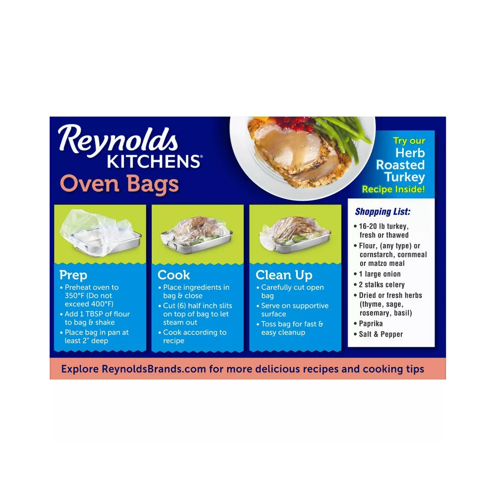 Reynolds X-Large Oven Bag – 2 ct