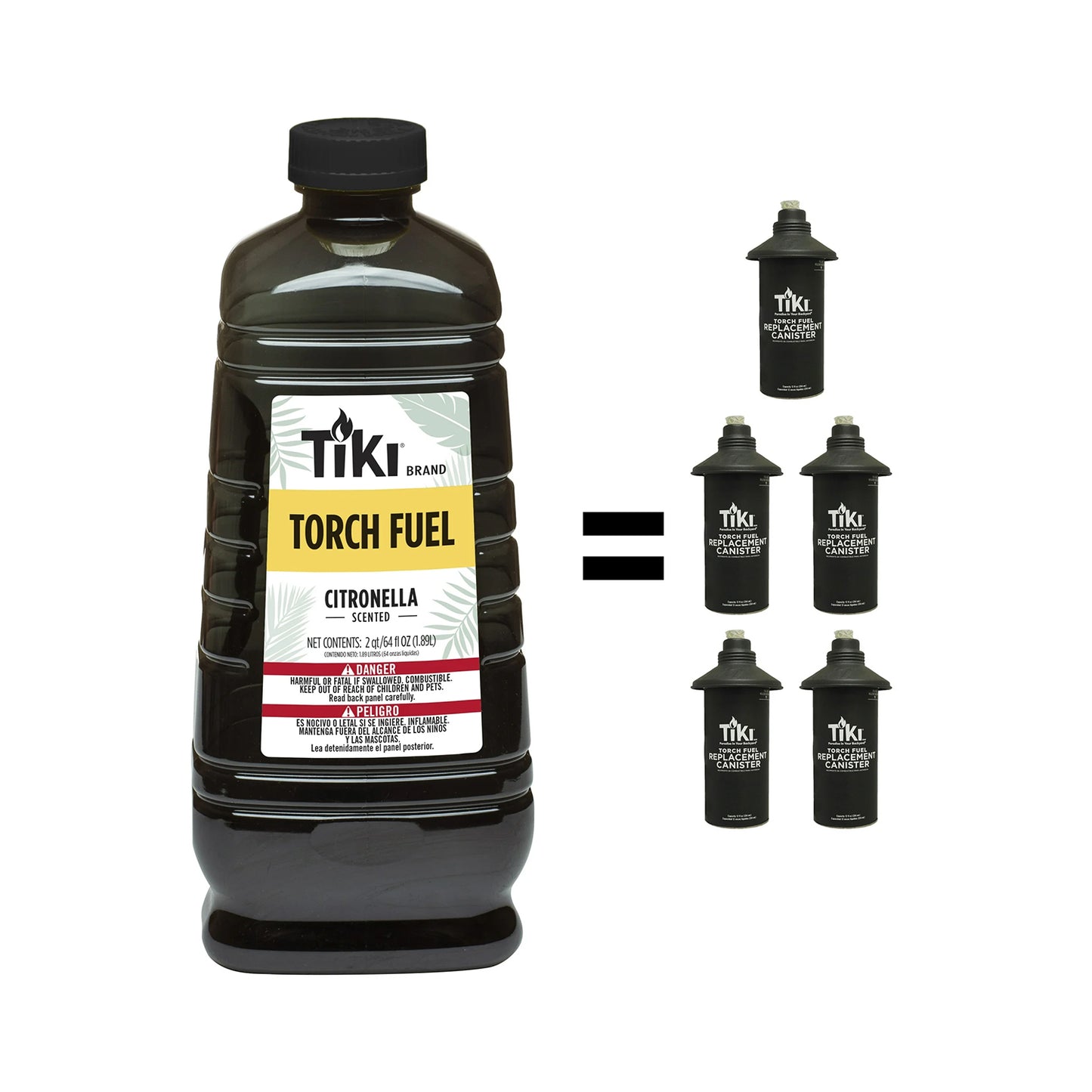 Tiki Citronella Torch Fuel with Lemongrass Oil – 1.89 L