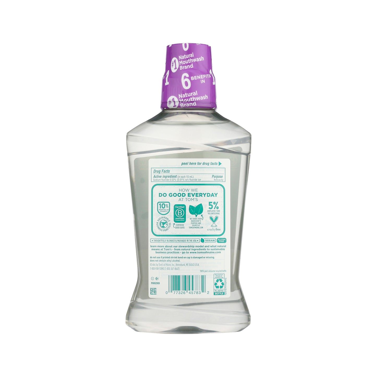 Tom's Acticavity Mouthwash – Fresh Mint – 473 mL