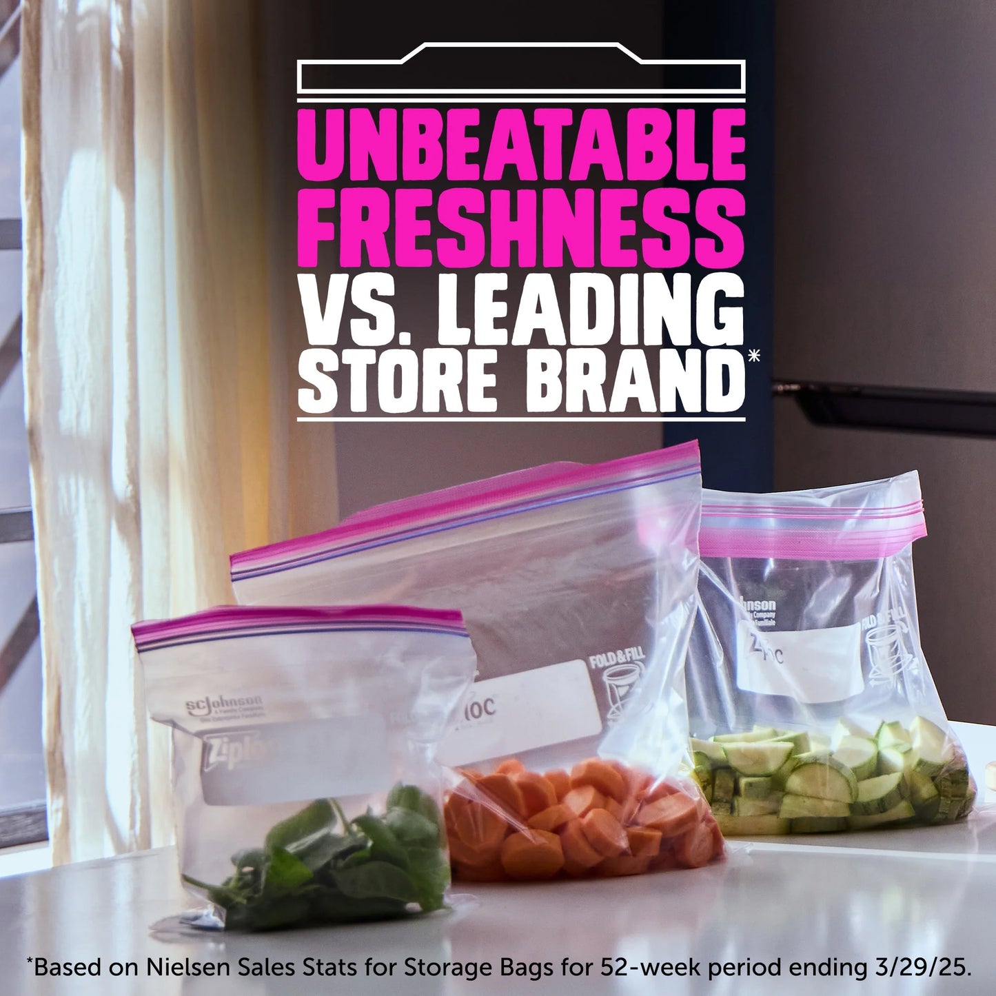 Ziploc Grip n Seal Qt Storage – 50 bags