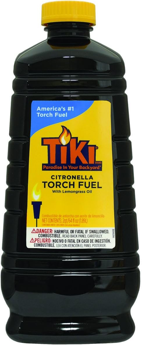 Tiki Citronella Torch Fuel with lemongrass Oil 1.89L(64fl oz)