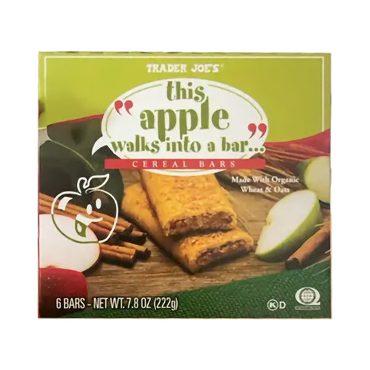 Trader Joe's Low Fat Apple Cereal Bars – 6 bars 37g
