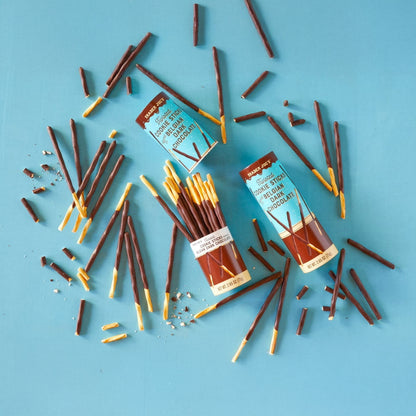 Trader Joe's Twist Cookie Sticks Belgian Dark Chocolate – 75 g