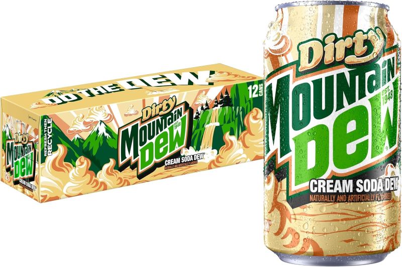 Mountain Dew Dirty MD Cream Soda 355ml
