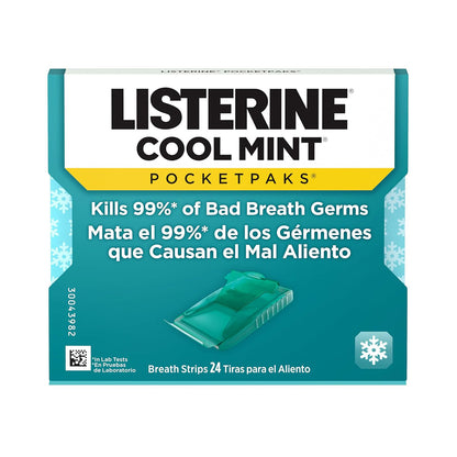 Listerine Pocket Pak, Cool Mints – 24 ct